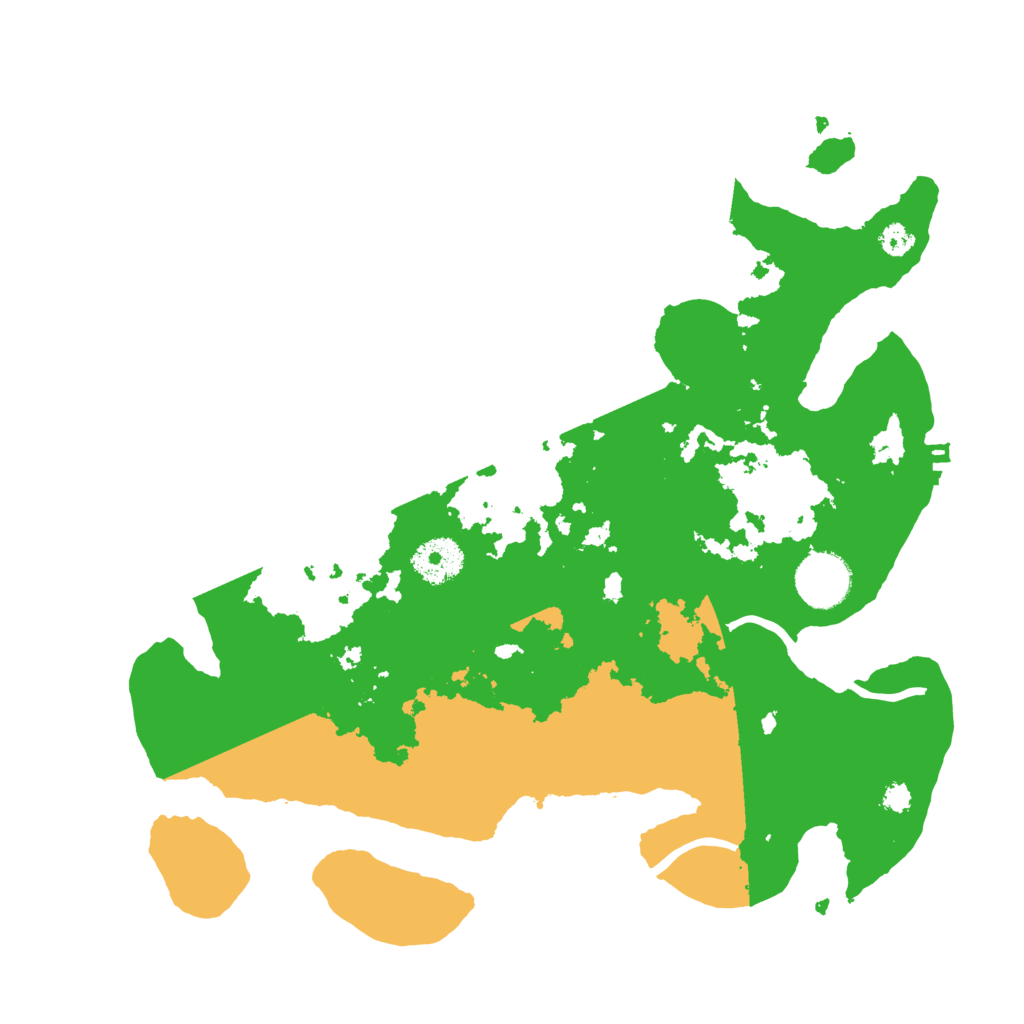 Biome Rust Map: Procedural Map, Size: 3250, Seed: 561790812