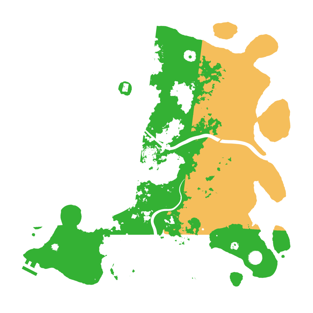 Biome Rust Map: Procedural Map, Size: 3950, Seed: 58209002