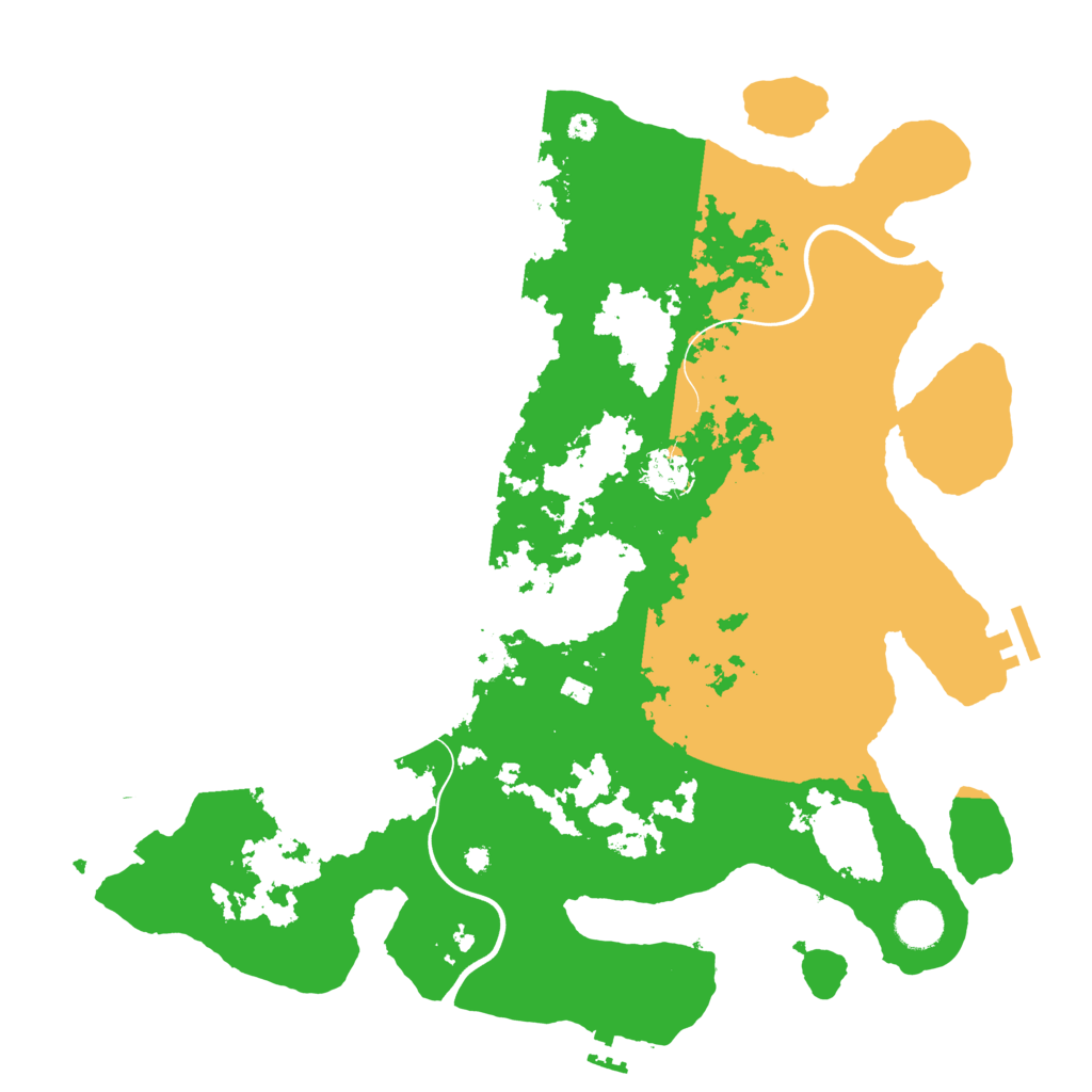 Biome Rust Map: Procedural Map, Size: 3950, Seed: 58209002