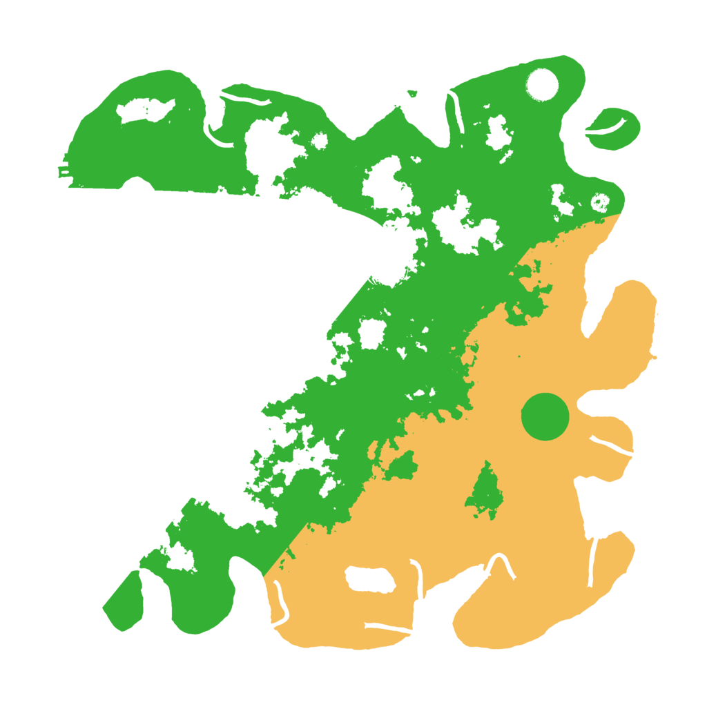 Biome Rust Map: Procedural Map, Size: 3900, Seed: 55170143