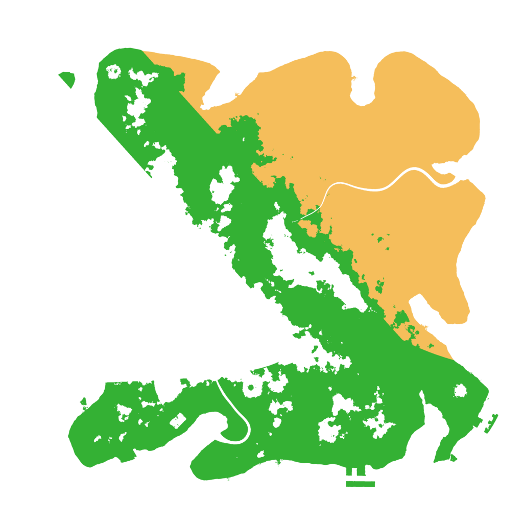 Biome Rust Map: Procedural Map, Size: 3650, Seed: 3524836