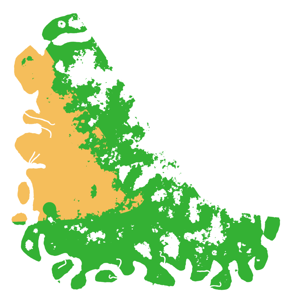 Biome Rust Map: Procedural Map, Size: 6000, Seed: 2060613133