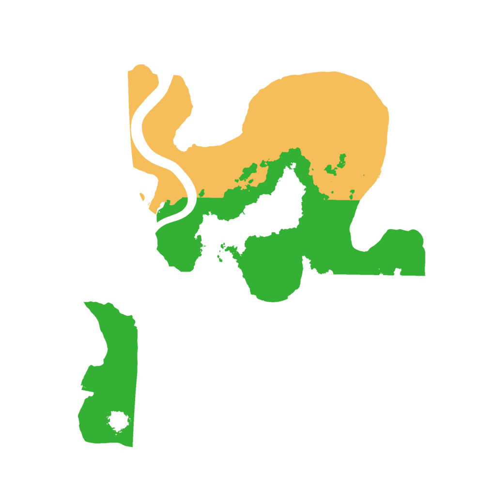 Biome Rust Map: Procedural Map, Size: 2200, Seed: 268313371