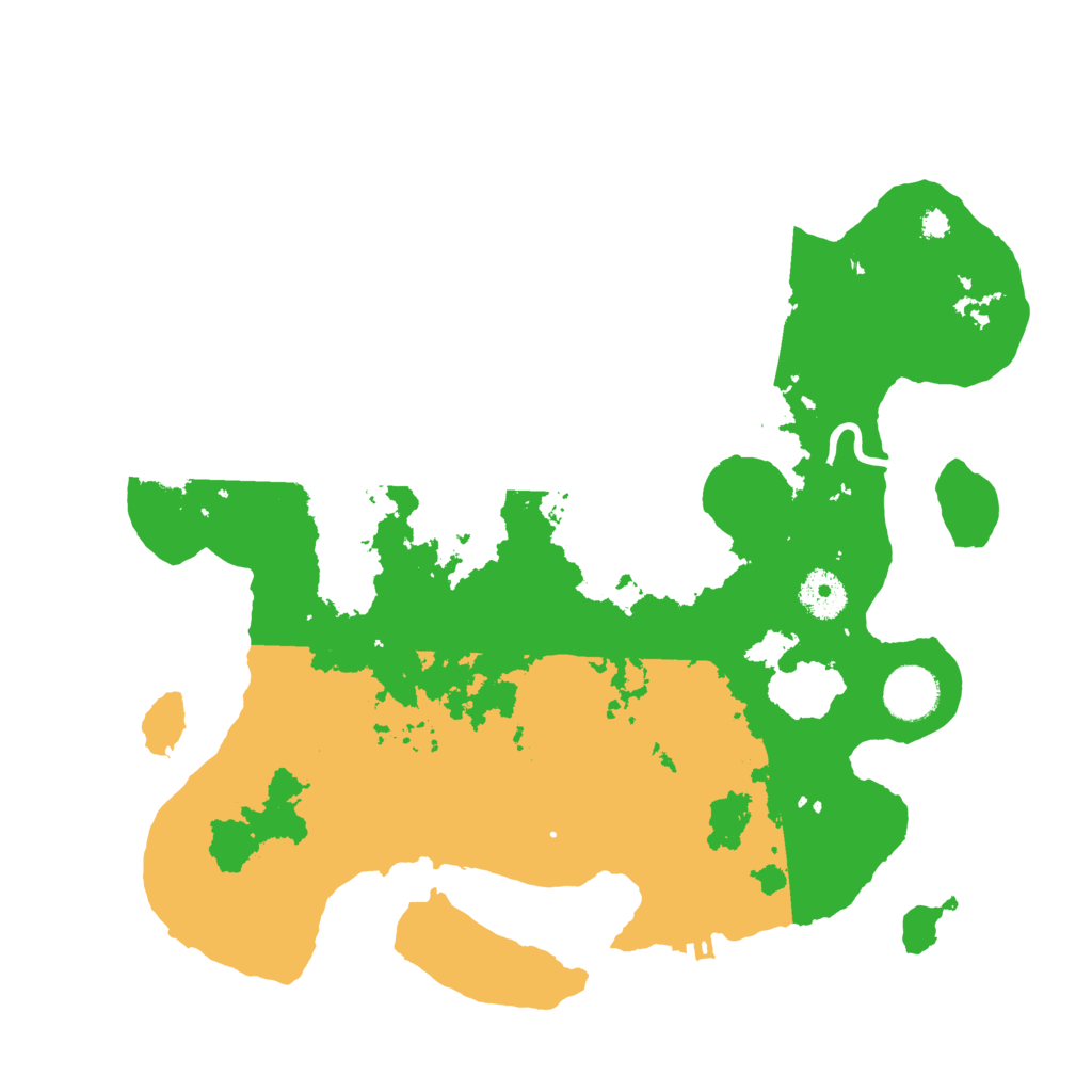 Biome Rust Map: Procedural Map, Size: 3500, Seed: 939523741