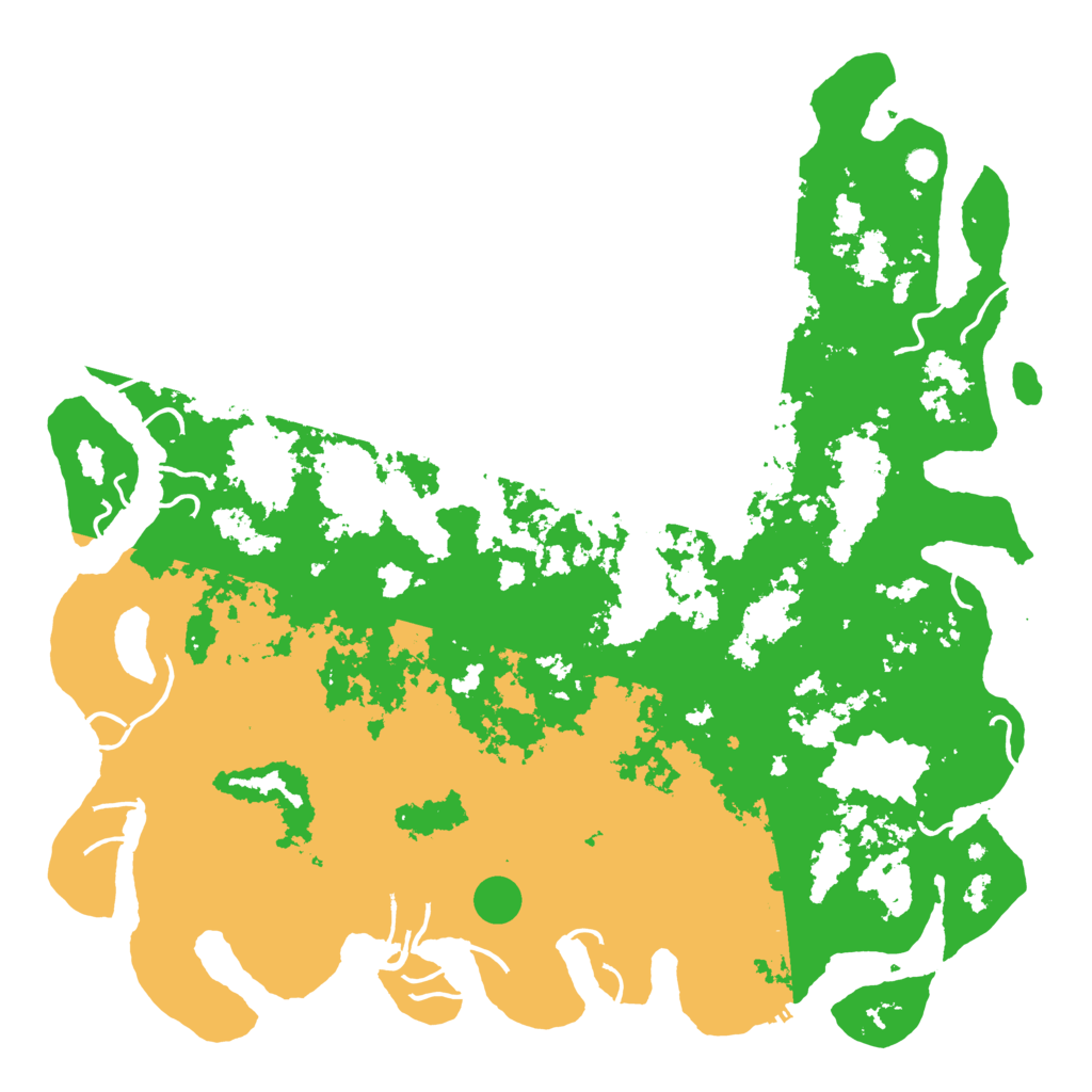 Biome Rust Map: Procedural Map, Size: 6000, Seed: 1023303270