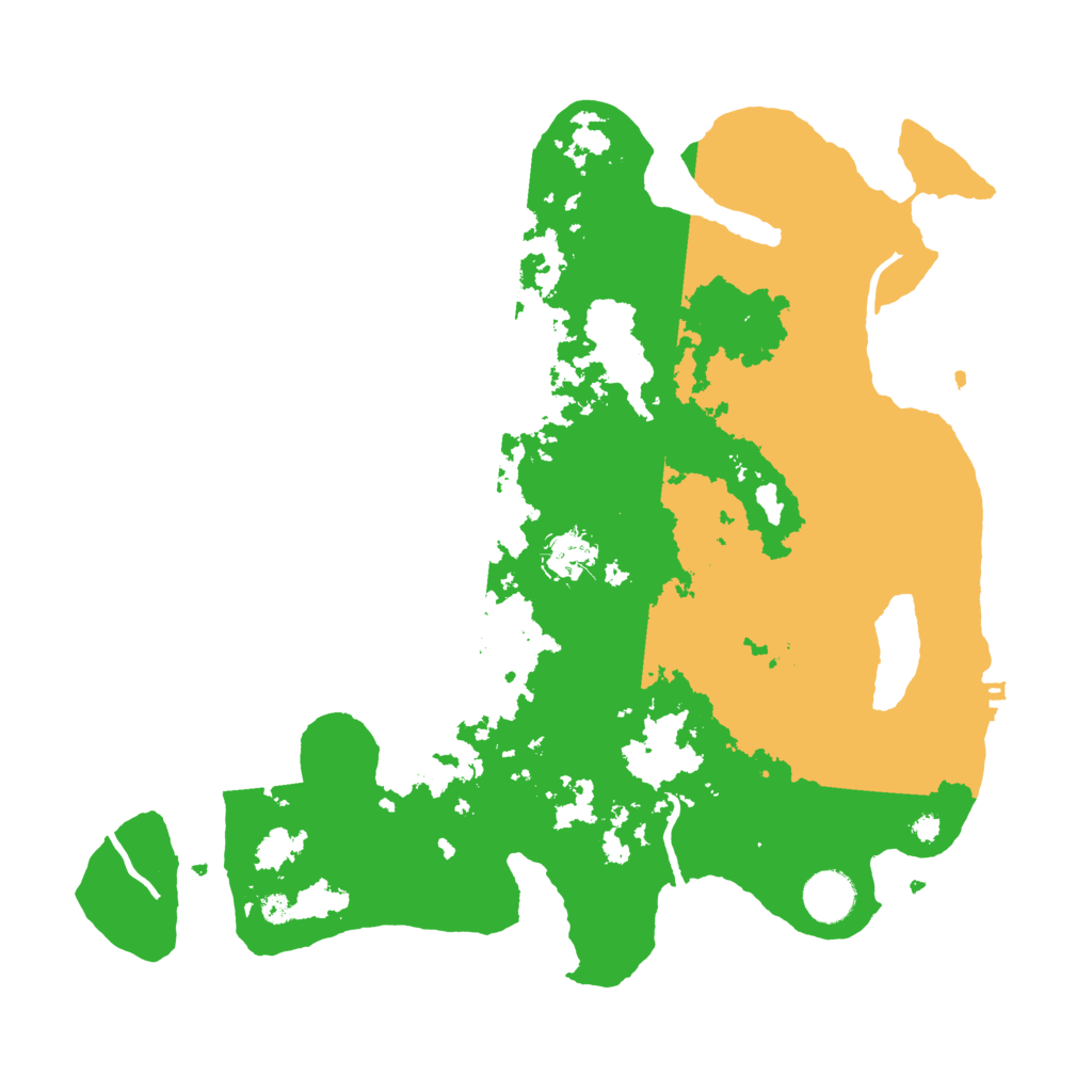 Biome Rust Map: Procedural Map, Size: 3700, Seed: 20802822