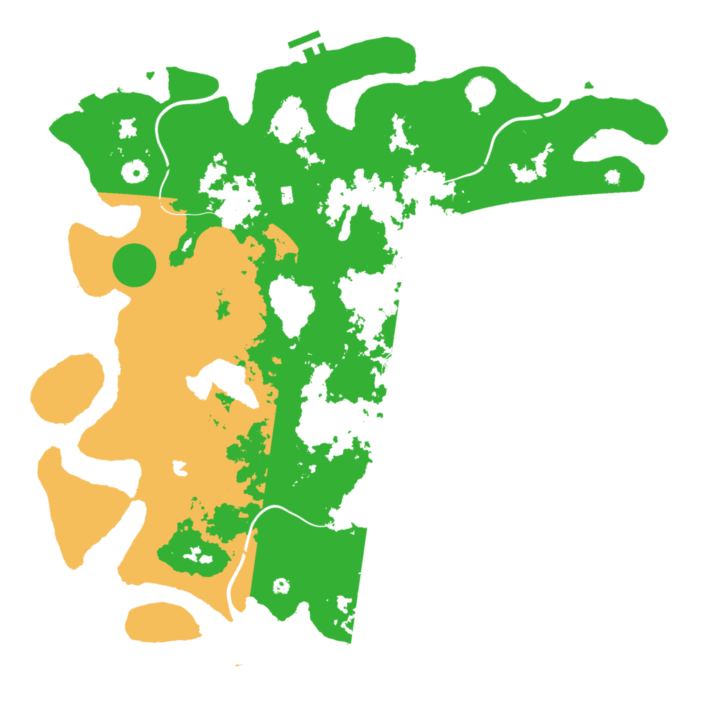 Biome Rust Map: Procedural Map, Size: 4300, Seed: 30168119