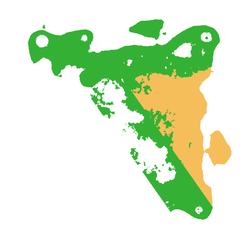 Biome Rust Map: Procedural Map, Size: 3550, Seed: 73064632