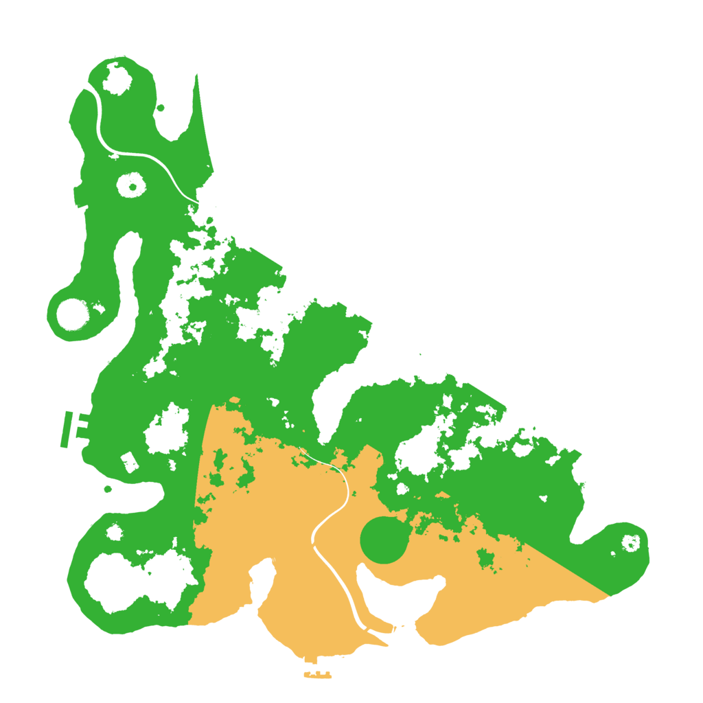 Biome Rust Map: Procedural Map, Size: 3900, Seed: 89314056