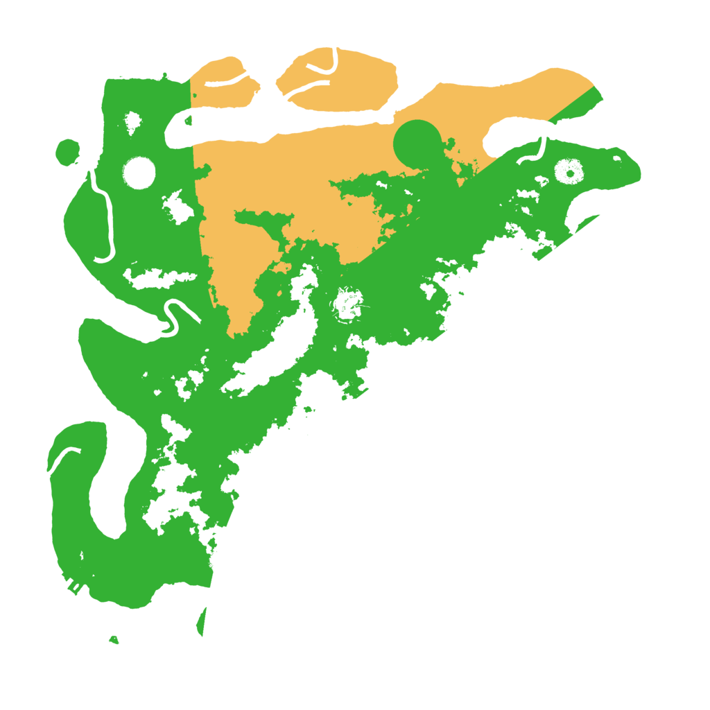Biome Rust Map: Procedural Map, Size: 3850, Seed: 54791695