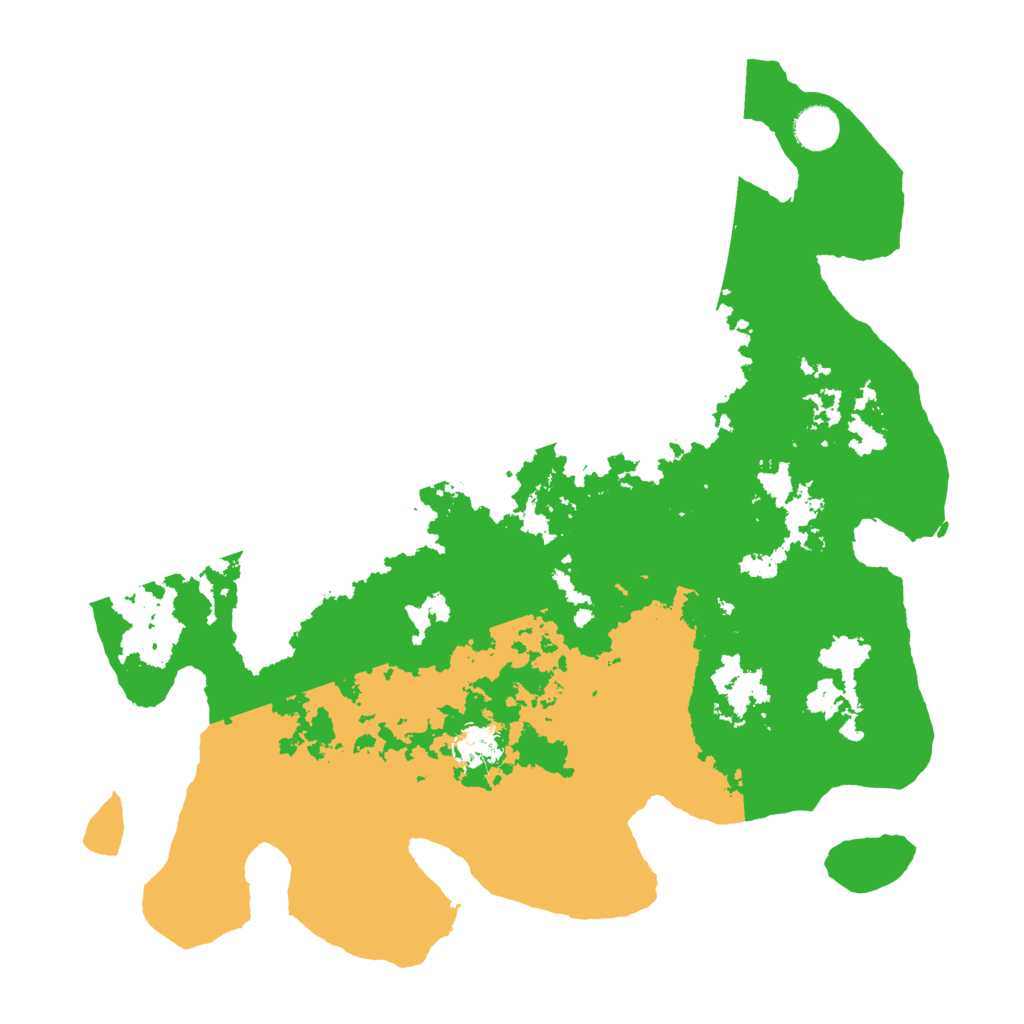 Biome Rust Map: Barren, Size: 4000, Seed: 88189677