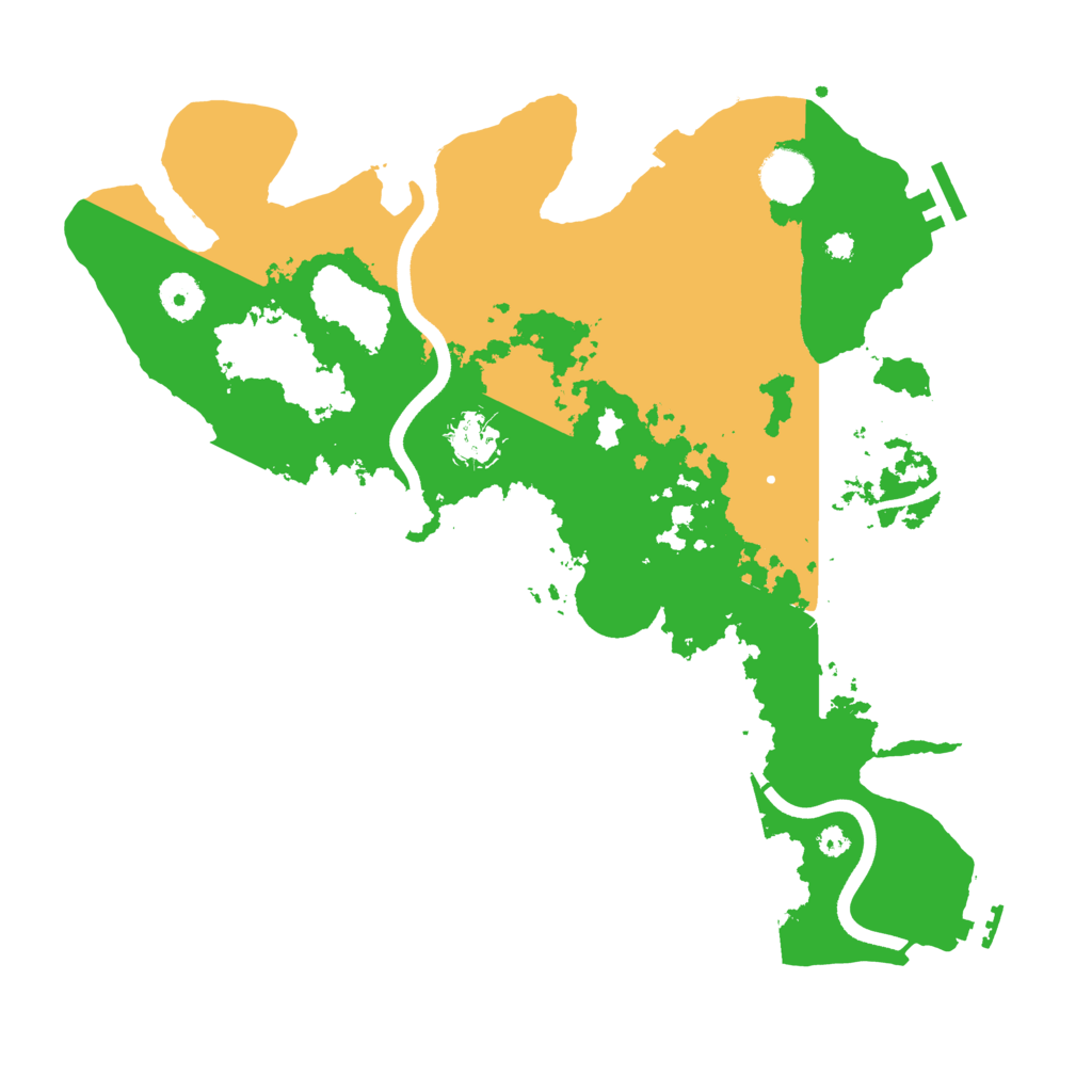 Biome Rust Map: Procedural Map, Size: 3650, Seed: 41154400