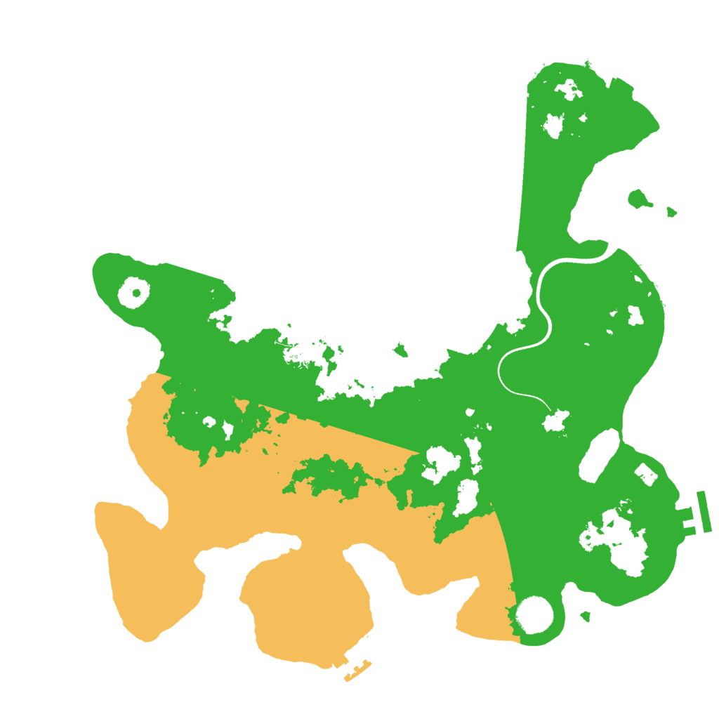 Biome Rust Map: Procedural Map, Size: 3500, Seed: 1298860529