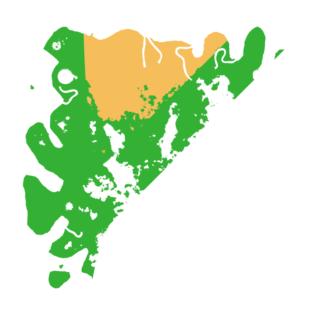 Biome Rust Map: Procedural Map, Size: 3650, Seed: 77960440