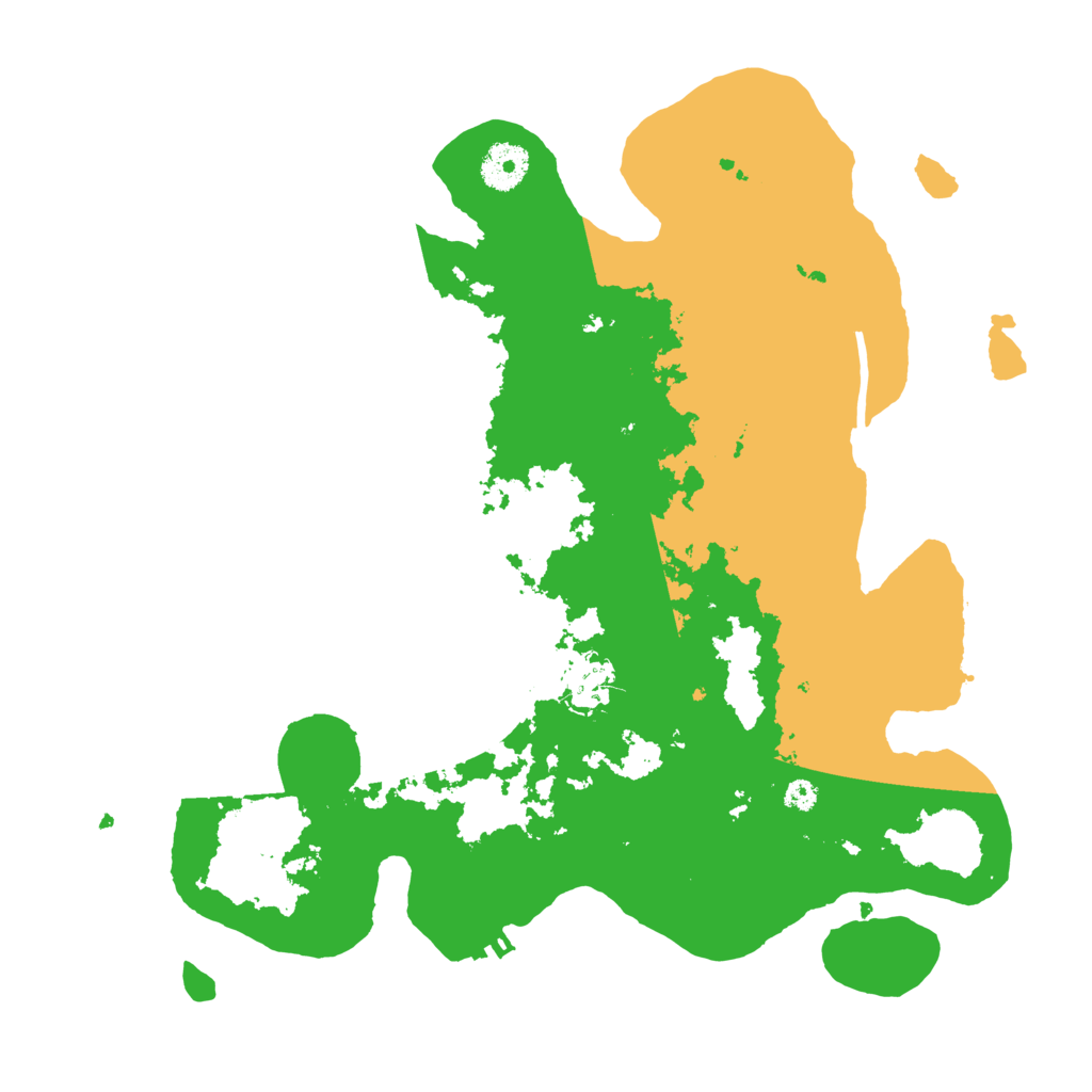 Biome Rust Map: Procedural Map, Size: 3500, Seed: 119353269