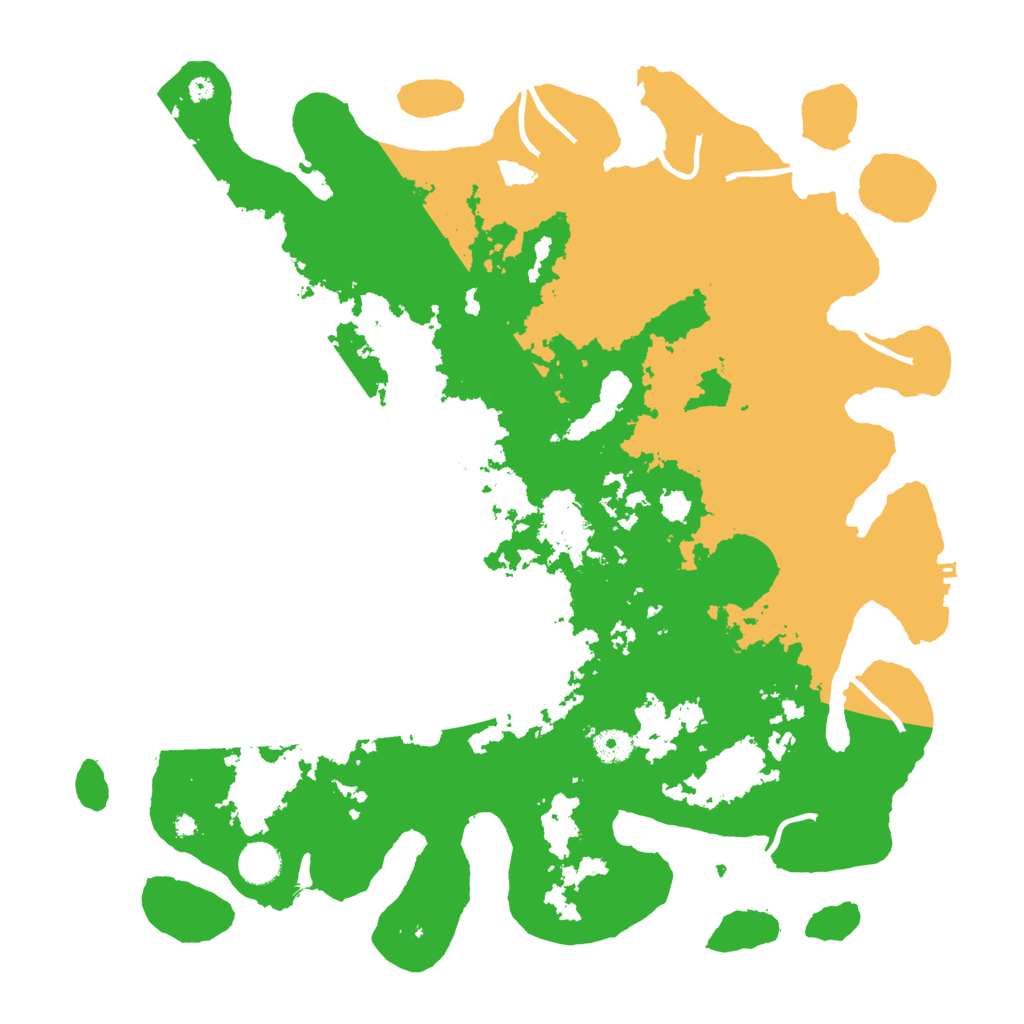 Biome Rust Map: Procedural Map, Size: 4250, Seed: 84538525