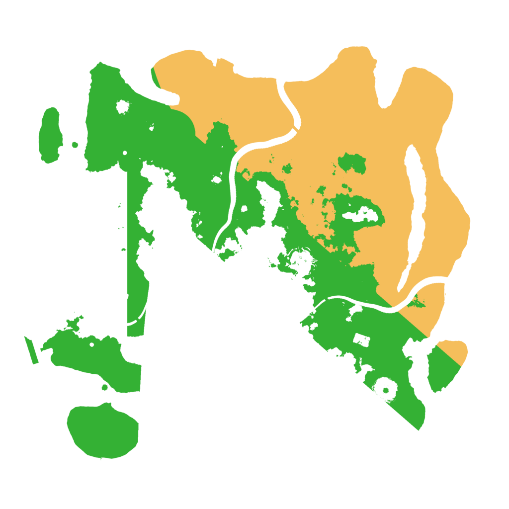 Biome Rust Map: Procedural Map, Size: 3400, Seed: 28432984