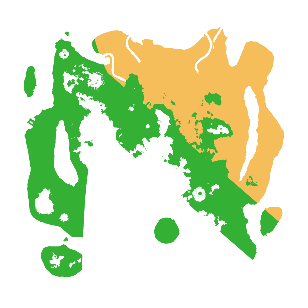 Biome Rust Map: Procedural Map, Size: 3400, Seed: 28432984