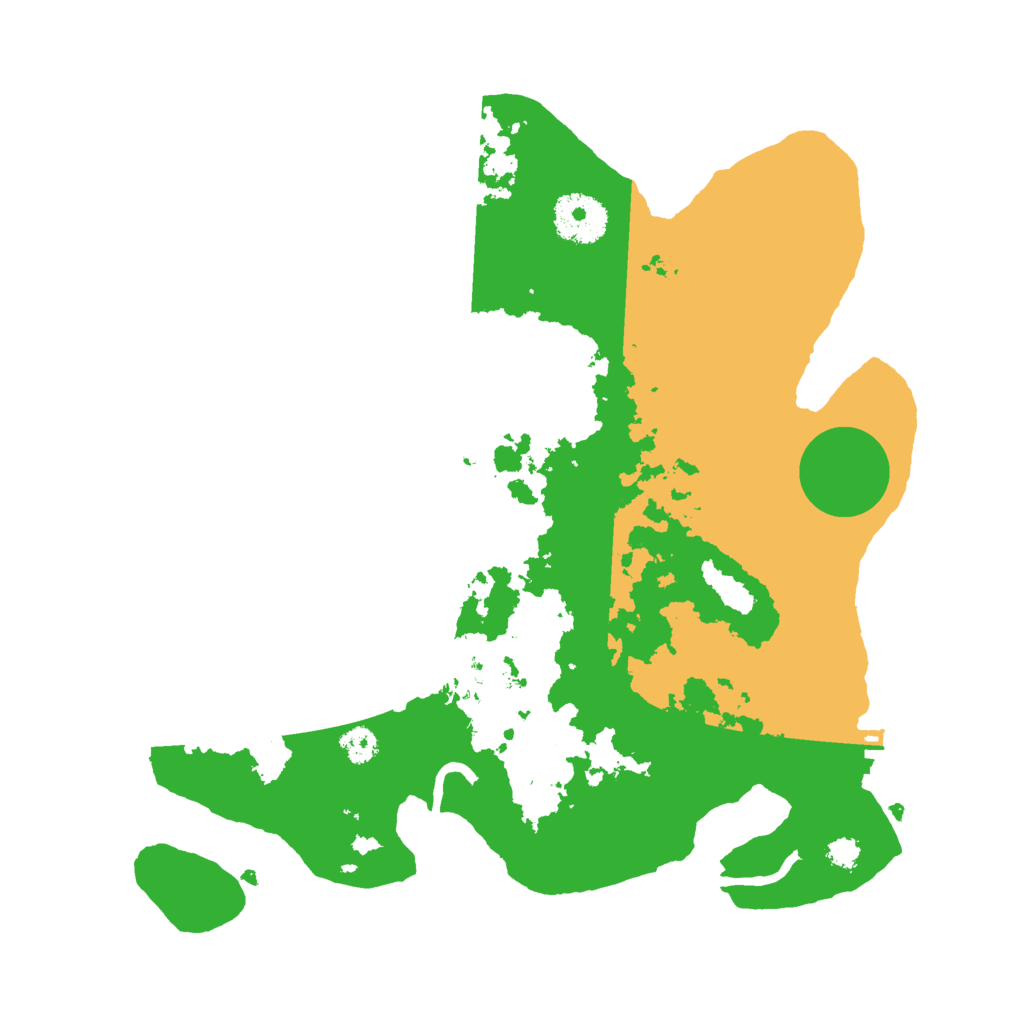 Biome Rust Map: Procedural Map, Size: 3000, Seed: 321178131