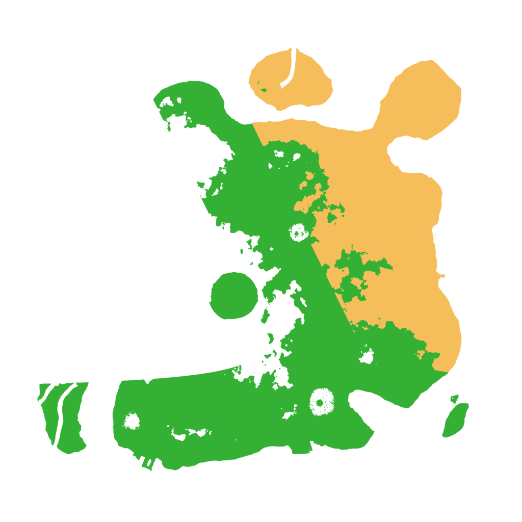 Biome Rust Map: Procedural Map, Size: 3000, Seed: 945499356