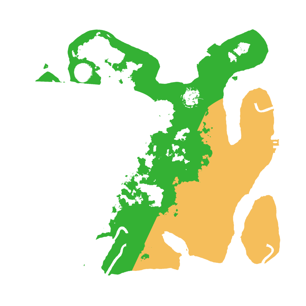 Biome Rust Map: Procedural Map, Size: 3000, Seed: 828655351