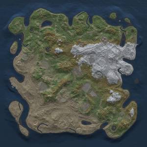 Thumbnail Rust Map: Procedural Map, Size: 4250, Seed: 63484925, 19 Monuments