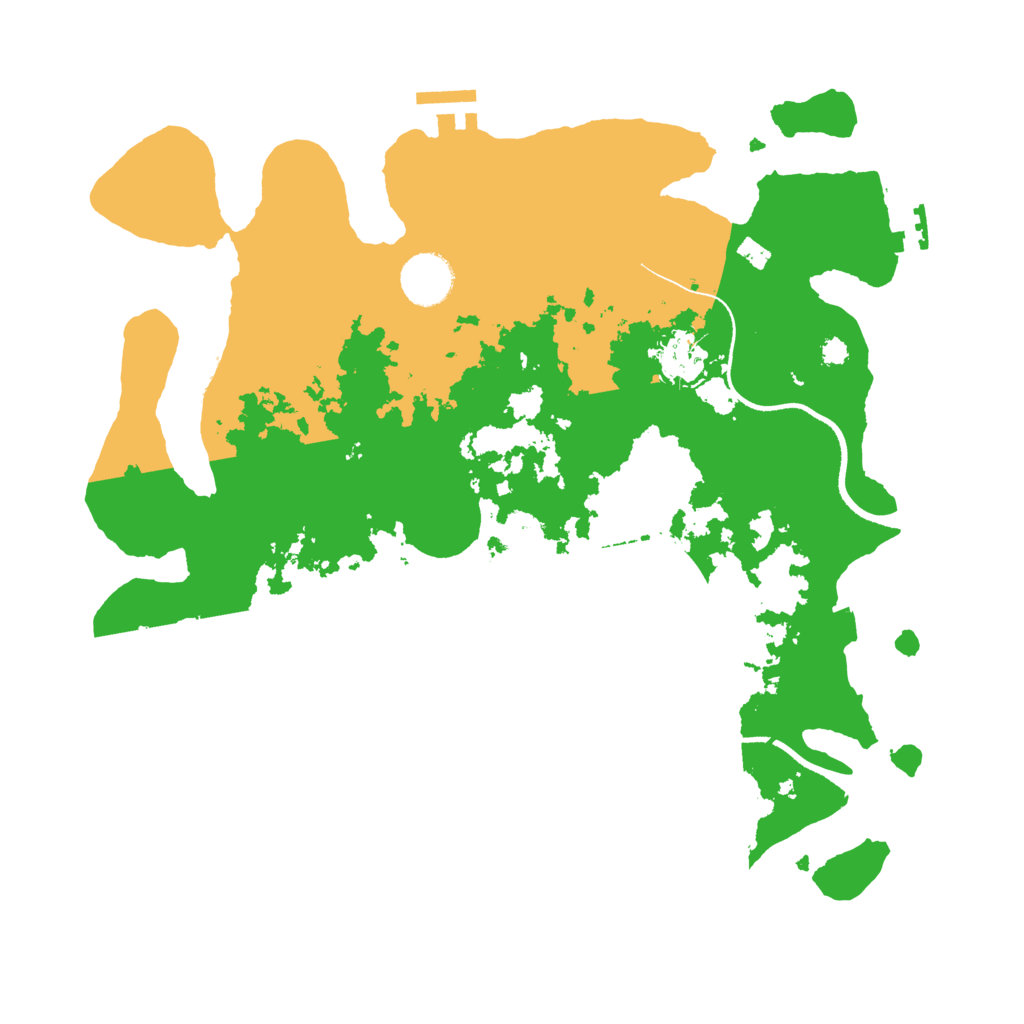 Biome Rust Map: Procedural Map, Size: 3450, Seed: 82585748