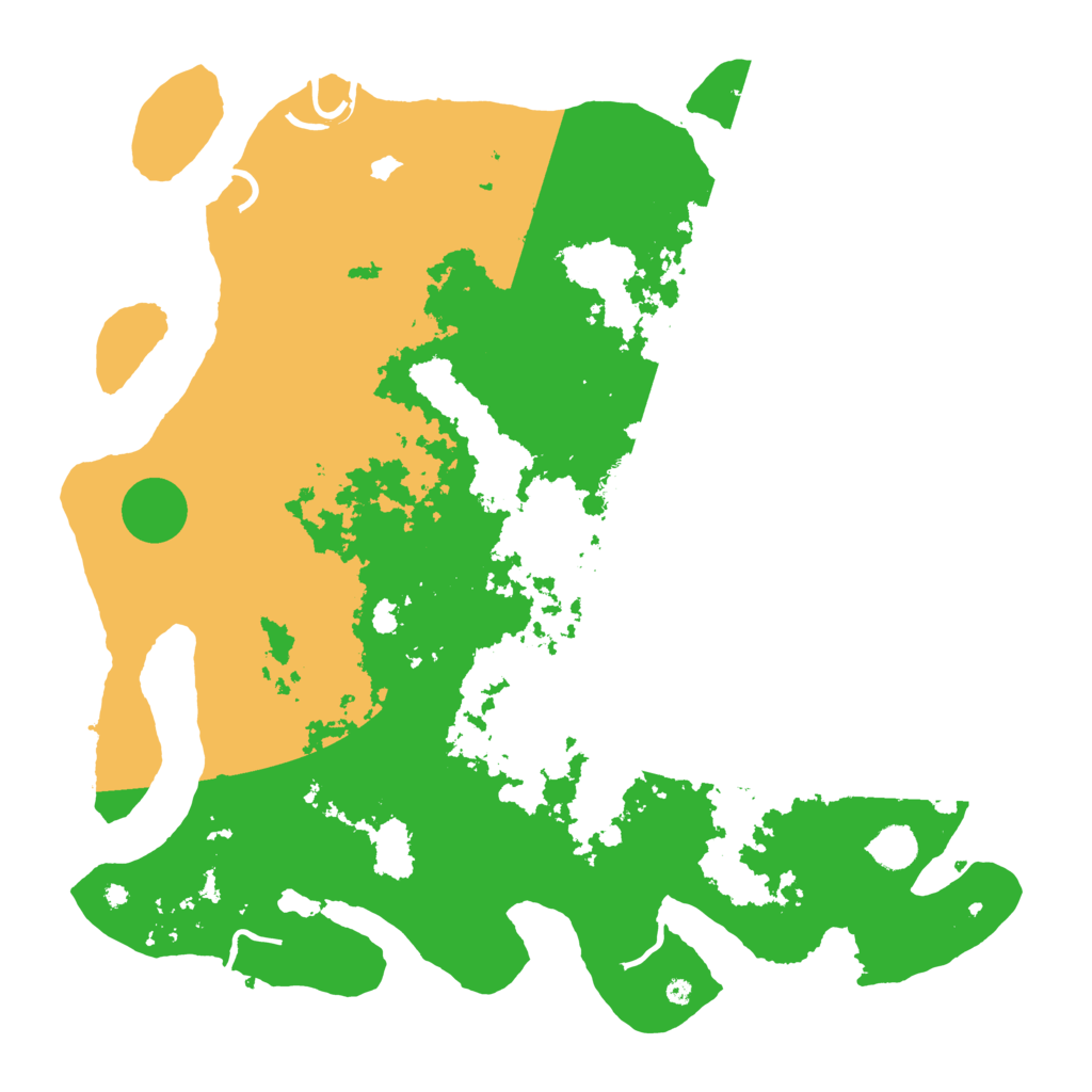 Biome Rust Map: Procedural Map, Size: 4400, Seed: 49582500