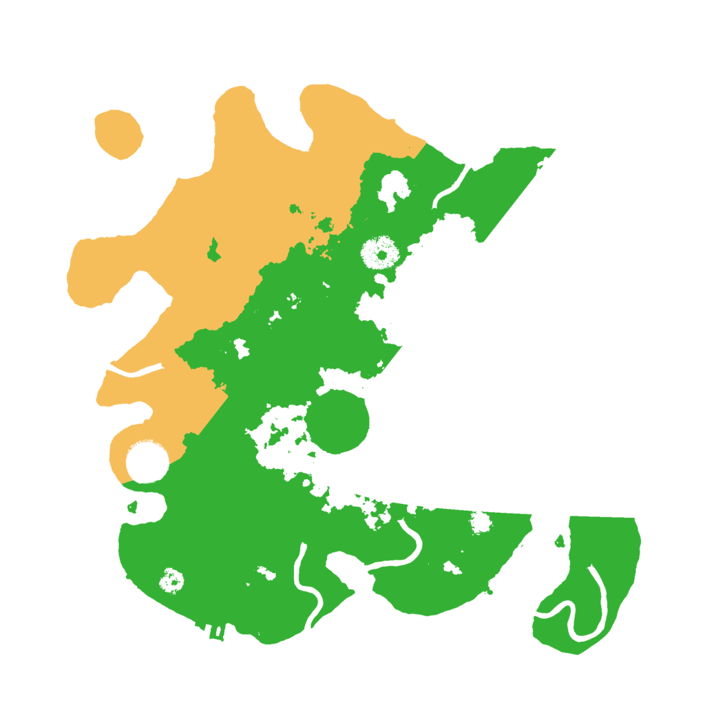 Biome Rust Map: Procedural Map, Size: 3000, Seed: 4697