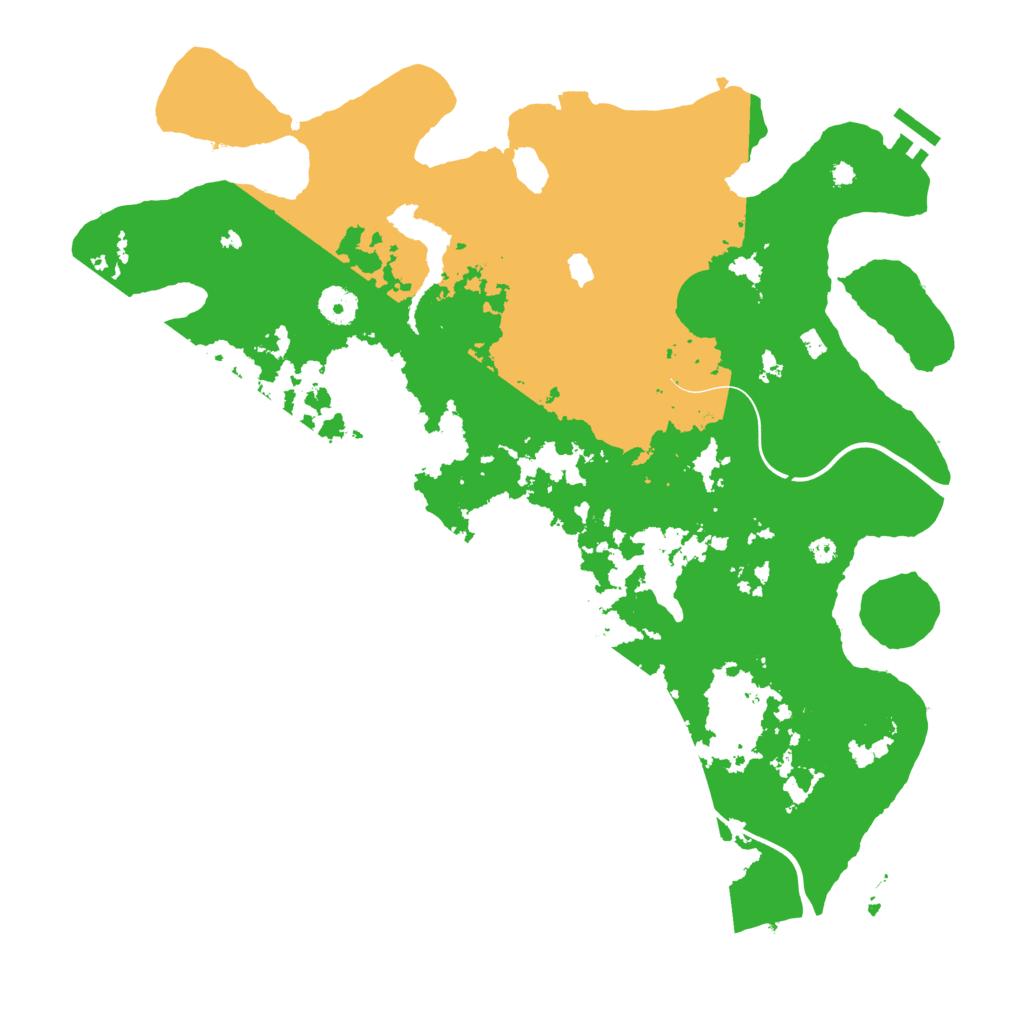 Biome Rust Map: Procedural Map, Size: 4000, Seed: 42034981