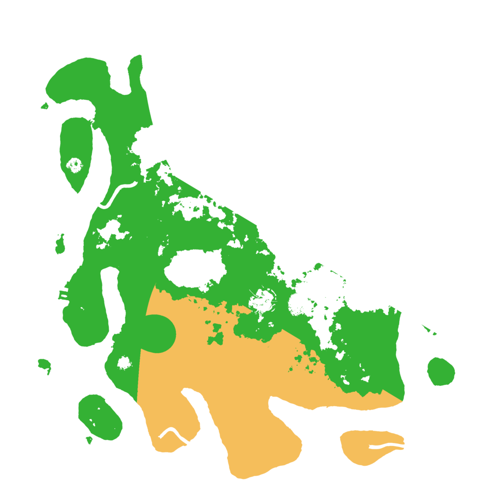 Biome Rust Map: Procedural Map, Size: 3500, Seed: 333811177