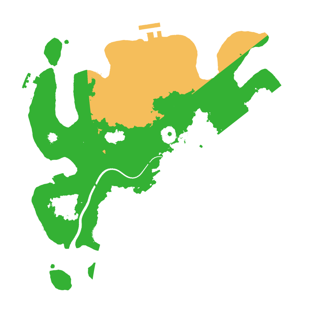 Biome Rust Map: Procedural Map, Size: 3000, Seed: 910762430