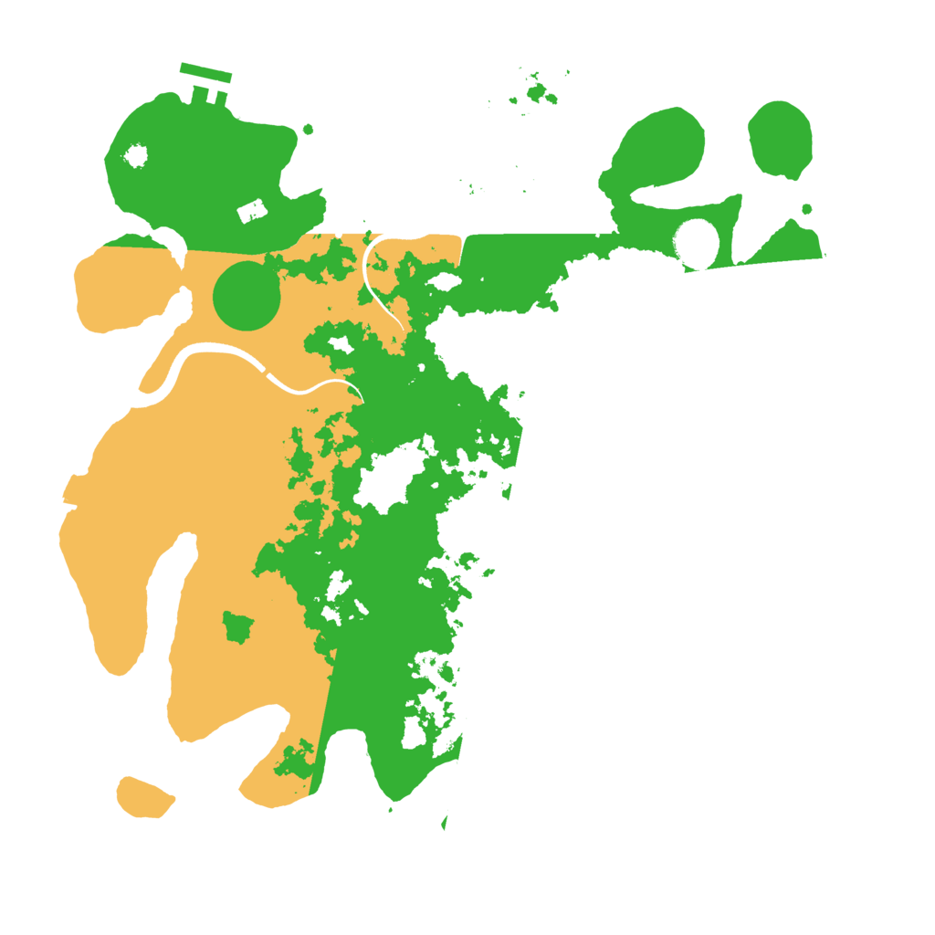 Biome Rust Map: Procedural Map, Size: 3650, Seed: 47880011