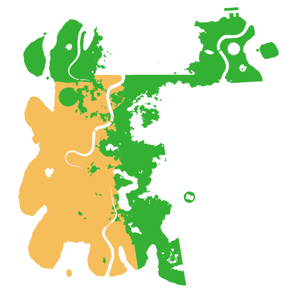 Biome Rust Map: Procedural Map, Size: 4250, Seed: 13375581