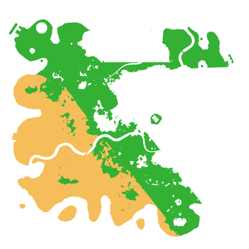 Biome Rust Map: Procedural Map, Size: 3950, Seed: 95232567