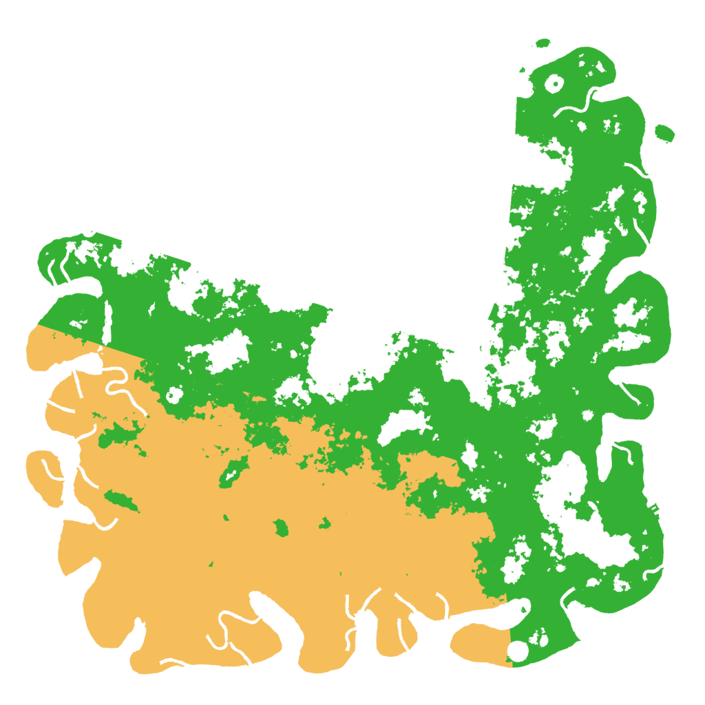 Biome Rust Map: Procedural Map, Size: 6000, Seed: 345882584