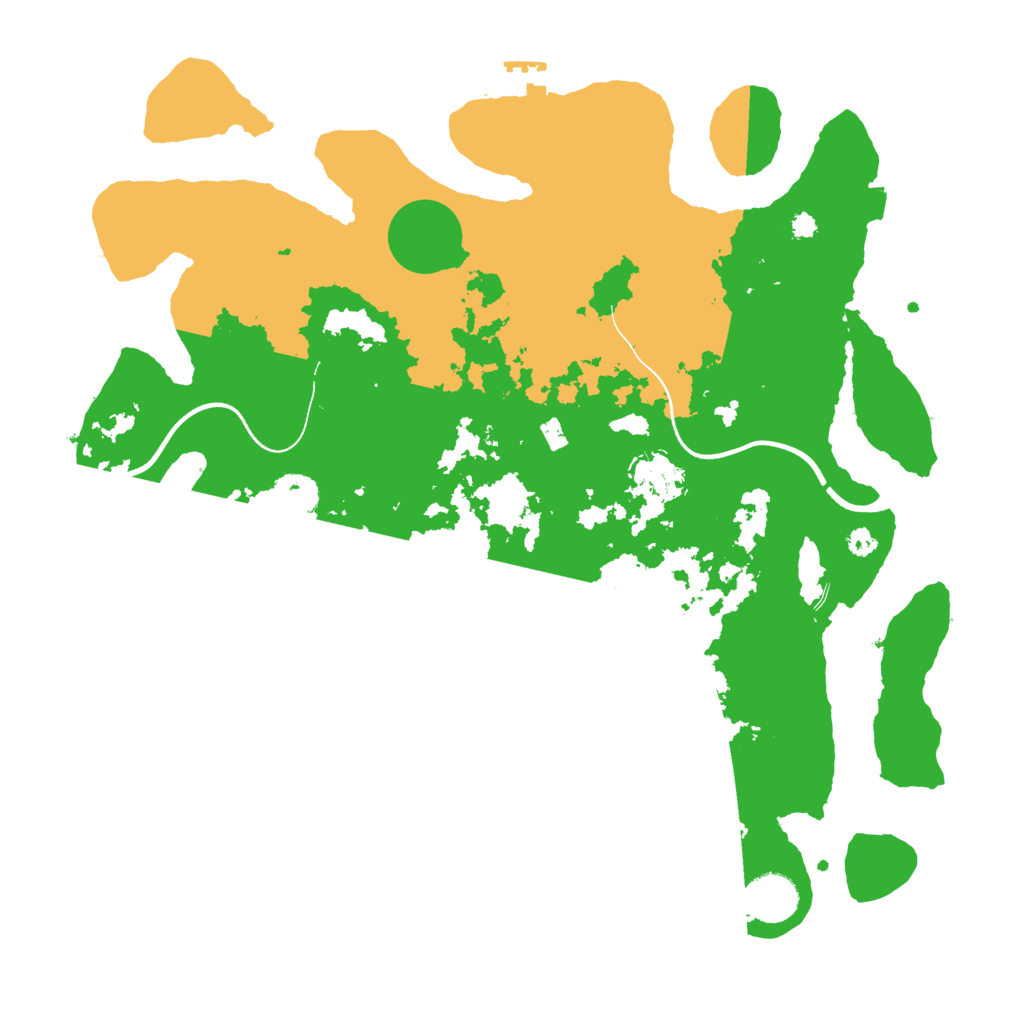 Biome Rust Map: Procedural Map, Size: 3650, Seed: 36003088