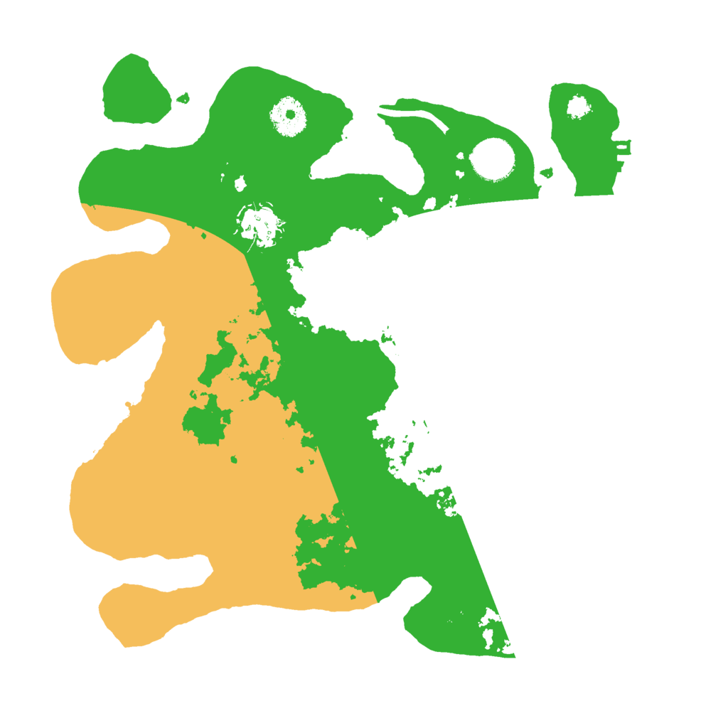 Biome Rust Map: Procedural Map, Size: 3000, Seed: 7607389