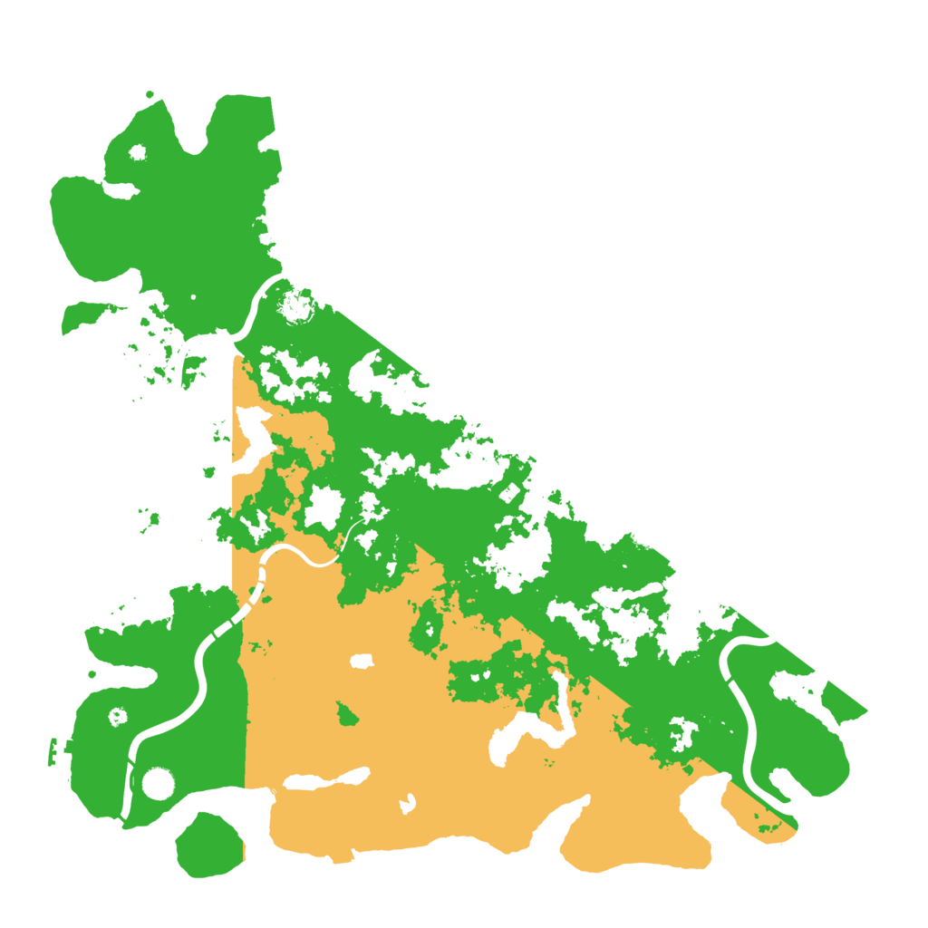 Biome Rust Map: Procedural Map, Size: 5000, Seed: 498977170