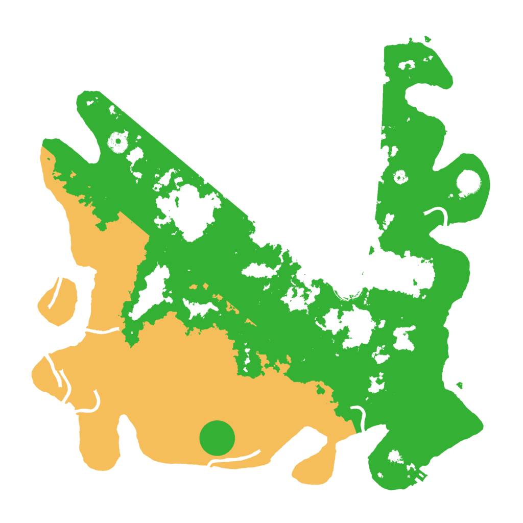 Biome Rust Map: Procedural Map, Size: 3900, Seed: 72263197