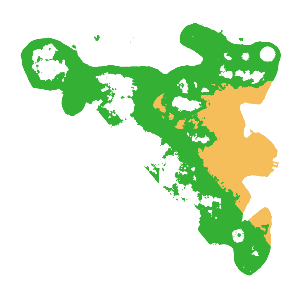 Biome Rust Map: Procedural Map, Size: 3500, Seed: 113660888