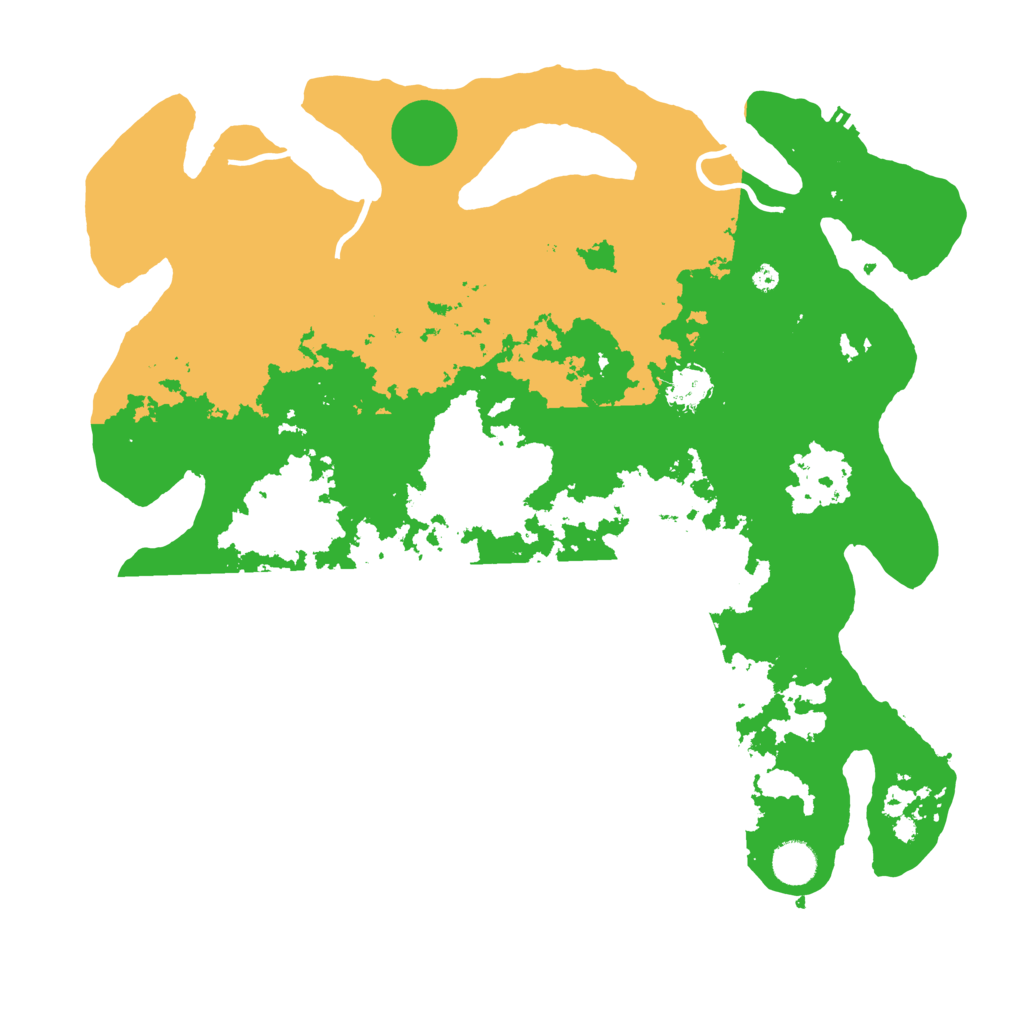 Biome Rust Map: Procedural Map, Size: 4100, Seed: 43197233