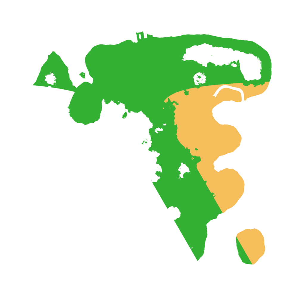 Biome Rust Map: Procedural Map, Size: 2500, Seed: 1116832031