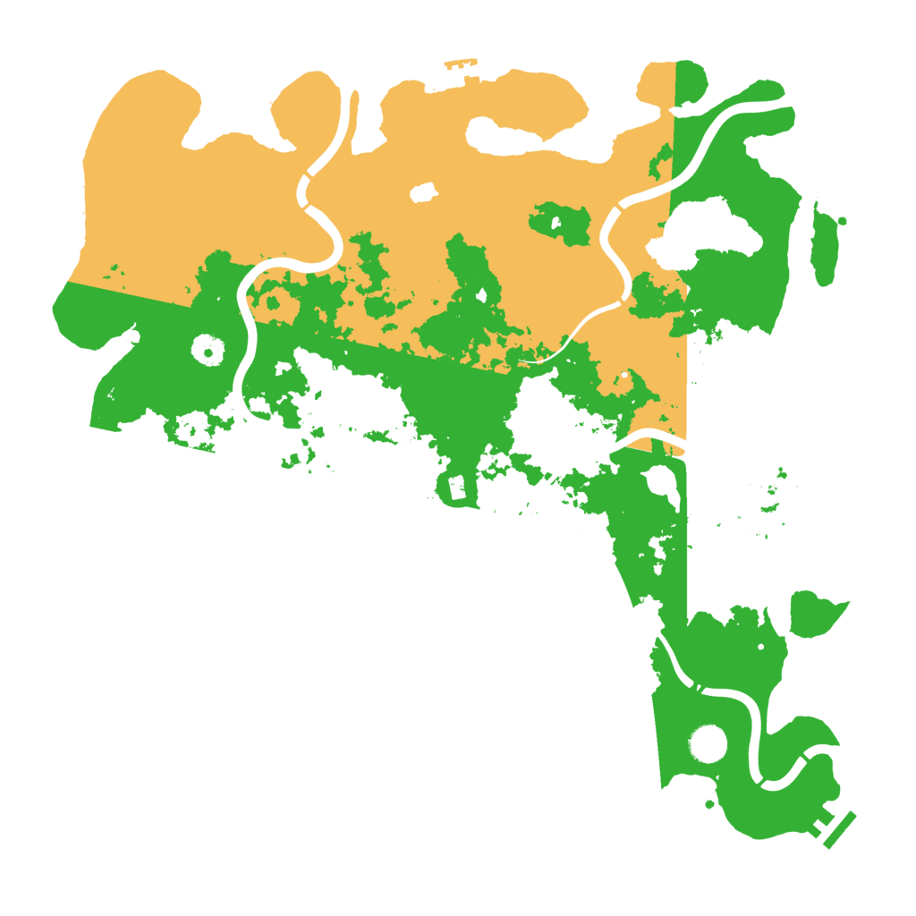 Biome Rust Map: Procedural Map, Size: 4250, Seed: 9858039