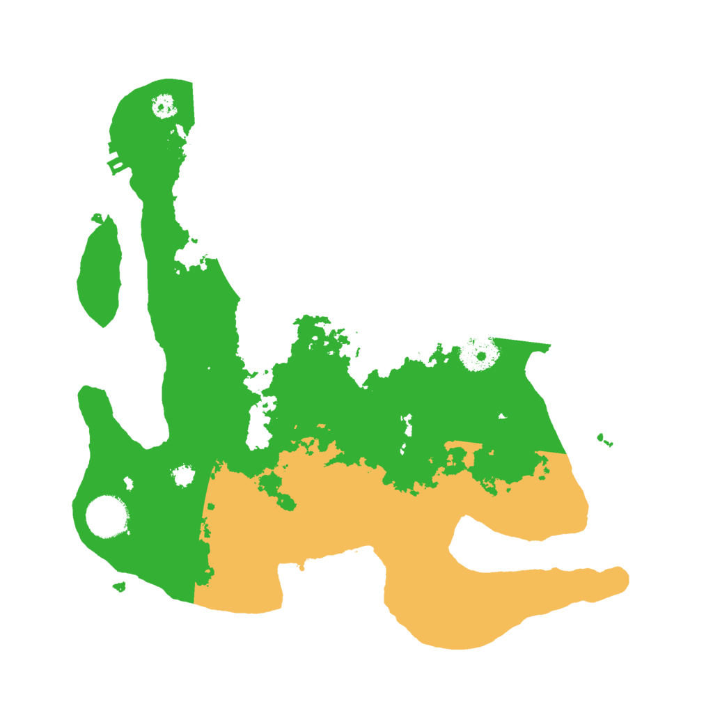 Biome Rust Map: Procedural Map, Size: 3000, Seed: 89263