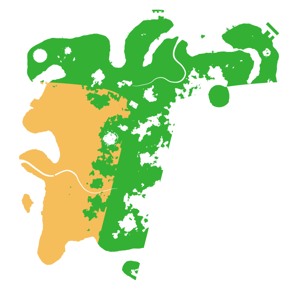 Biome Rust Map: Procedural Map, Size: 3900, Seed: 29433201