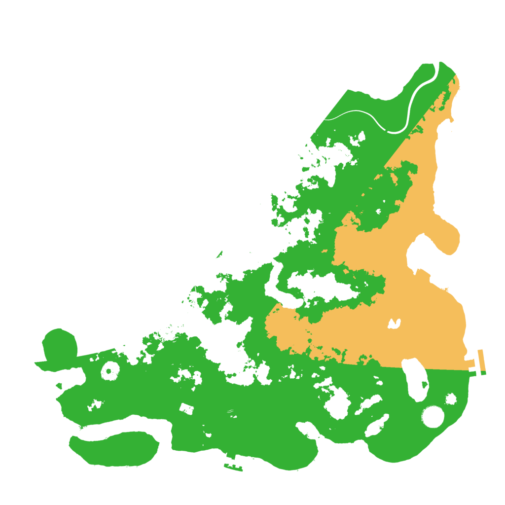 Biome Rust Map: Procedural Map, Size: 4000, Seed: 161416587