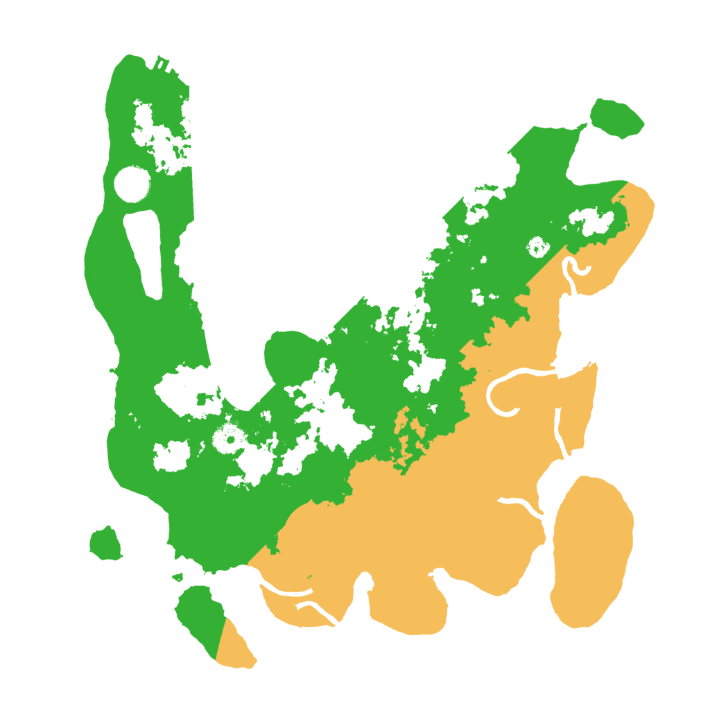 Biome Rust Map: Procedural Map, Size: 3500, Seed: 872144260