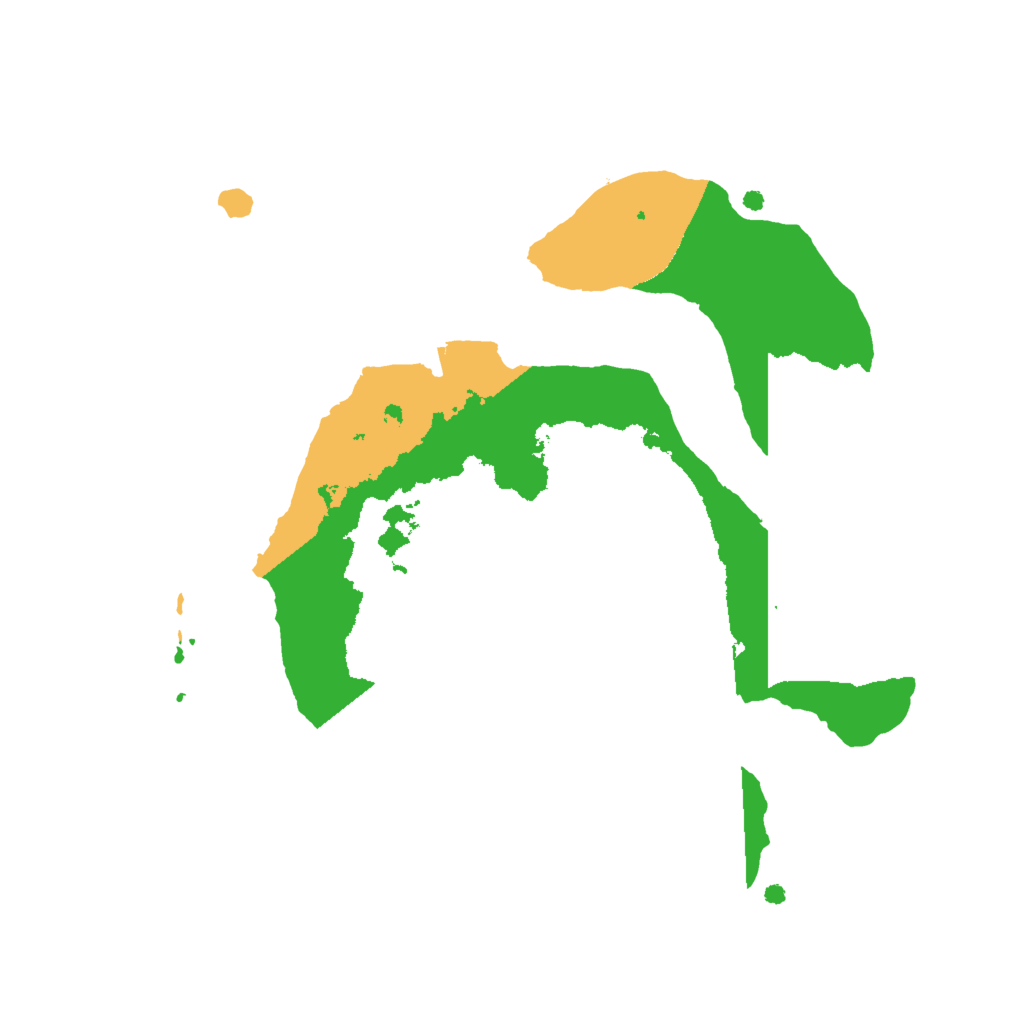 Biome Rust Map: Procedural Map, Size: 2000, Seed: 190167749