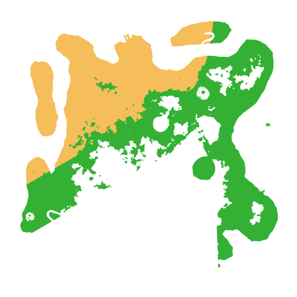 Biome Rust Map: Procedural Map, Size: 3500, Seed: 68586781